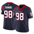 Kooe H.Texans #98 Sheldon Rankins Player Navy Limited Vapor F.U.S.E. Home Game Stitched Jerseys
