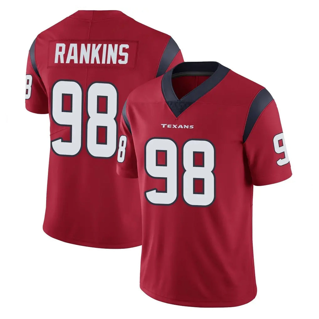 Kooe H.Texans #98 Sheldon Rankins Player Red Limited Vapor Untouchable Home Game Stitched Jerseys