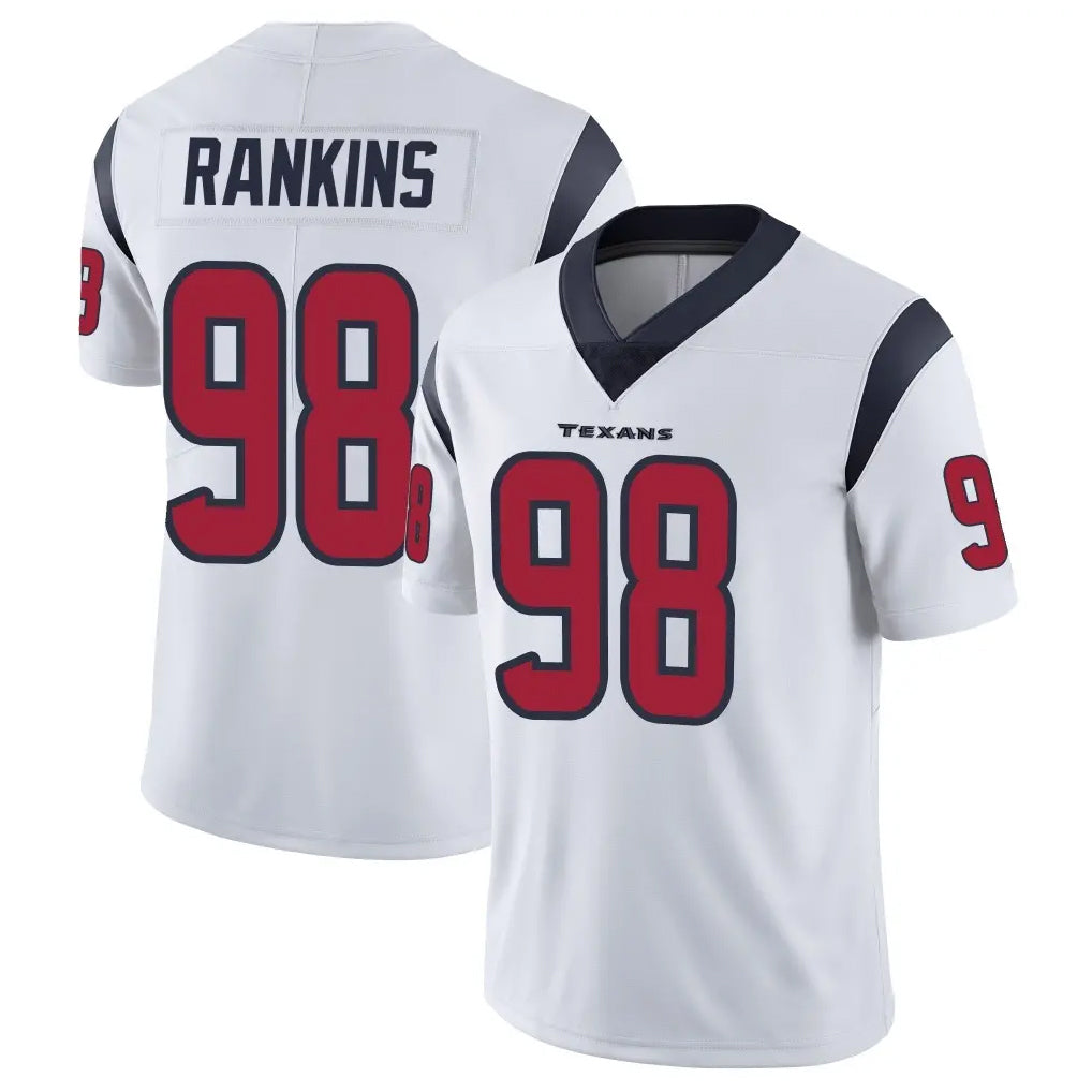 Kooe H.Texans #98 Sheldon Rankins Player White Limited Vapor Untouchable Home Game Stitched Jerseys