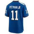 Kooe IN.Colts #11 Michael Pittman Jr. Royal Indiana Nights Alternate Game Jersey Stitched Football Jerseys