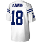 Kooe IN.Colts #18 Peyton Manning Mitchell & Ness White Legacy Replica Jersey
