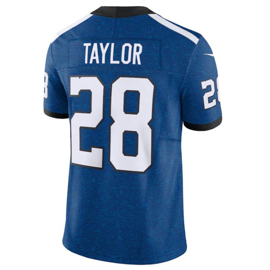 Kooe IN.Colts #28 Jonathan Taylor Blue Vapor F.U.S.E. Limited Jersey American Stitched Jersey