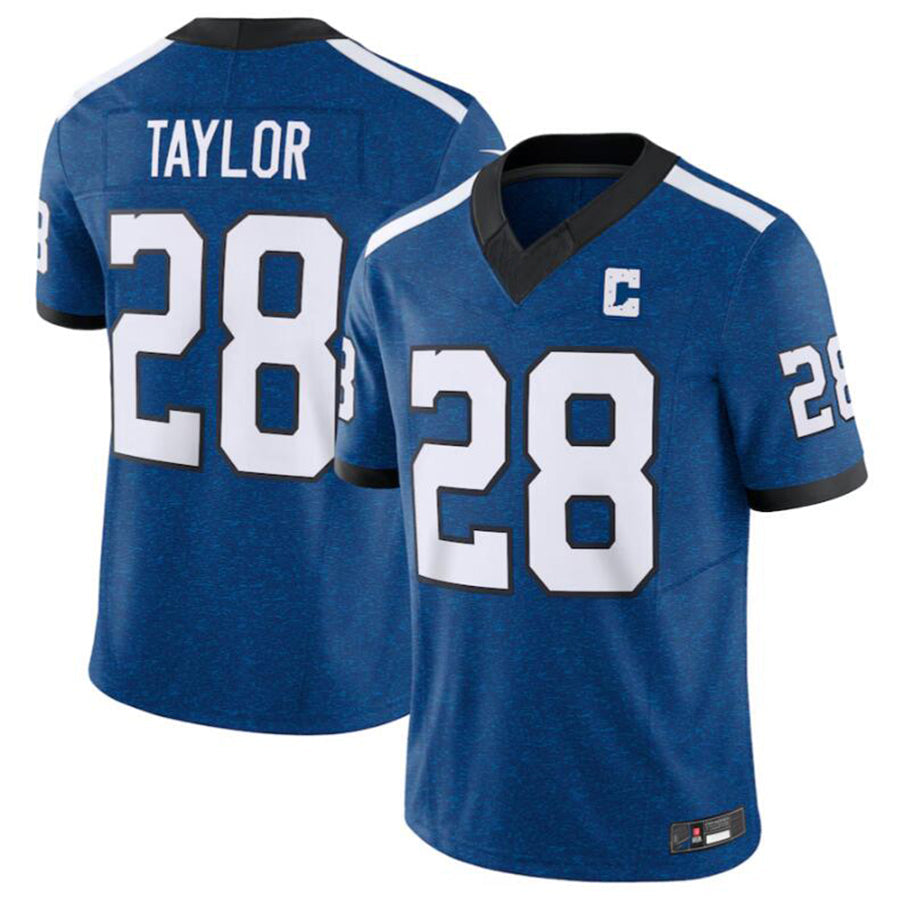 Kooe IN.Colts #28 Jonathan Taylor Blue Vapor F.U.S.E. Limited Jersey American Stitched Jerseys