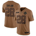 Kooe IN.Colts #28 Jonathan Taylor Brown 2023 Salute To Service Limited Jersey Stitched Jerseys