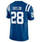 Kooe IN.Colts #28 Jonathan Taylor Royal Vapor F.U.S.E. Limited Jersey American Stitched Jerseys