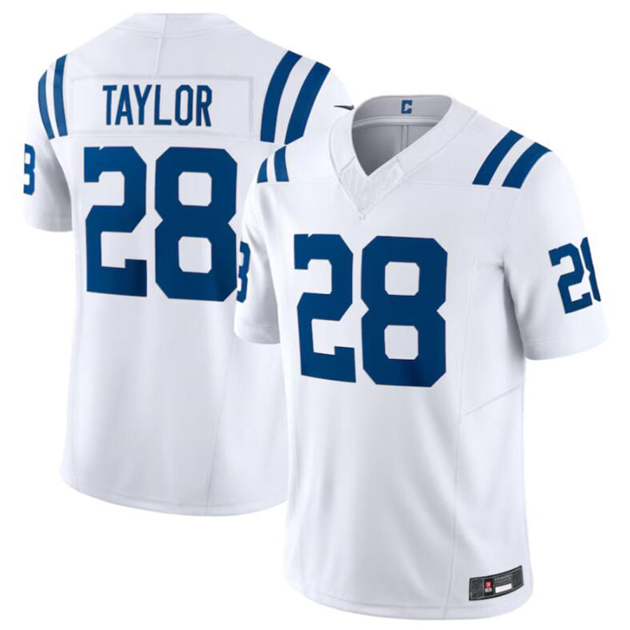 Kooe IN.Colts #28 Jonathan Taylor White Vapor F.U.S.E. Limited Jersey American Stitched Jerseys
