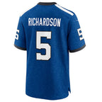 Kooe IN.Colts #5 Anthony Richardson Royal Indiana Nights Alternate Game Jersey American Stitched Jersey