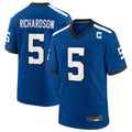 Kooe IN.Colts #5 Anthony Richardson Royal Indiana Nights Alternate Game Jersey American Stitched Jerseys