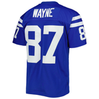 Kooe IN.Colts #87 Reggie Wayne Mitchell & Ness Royal Legacy Replica Jersey