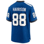 Kooe IN.Colts #88 Marvin Harrison Royal Indiana Nights Alternate Game Jersey American Stitched Football Jerseys