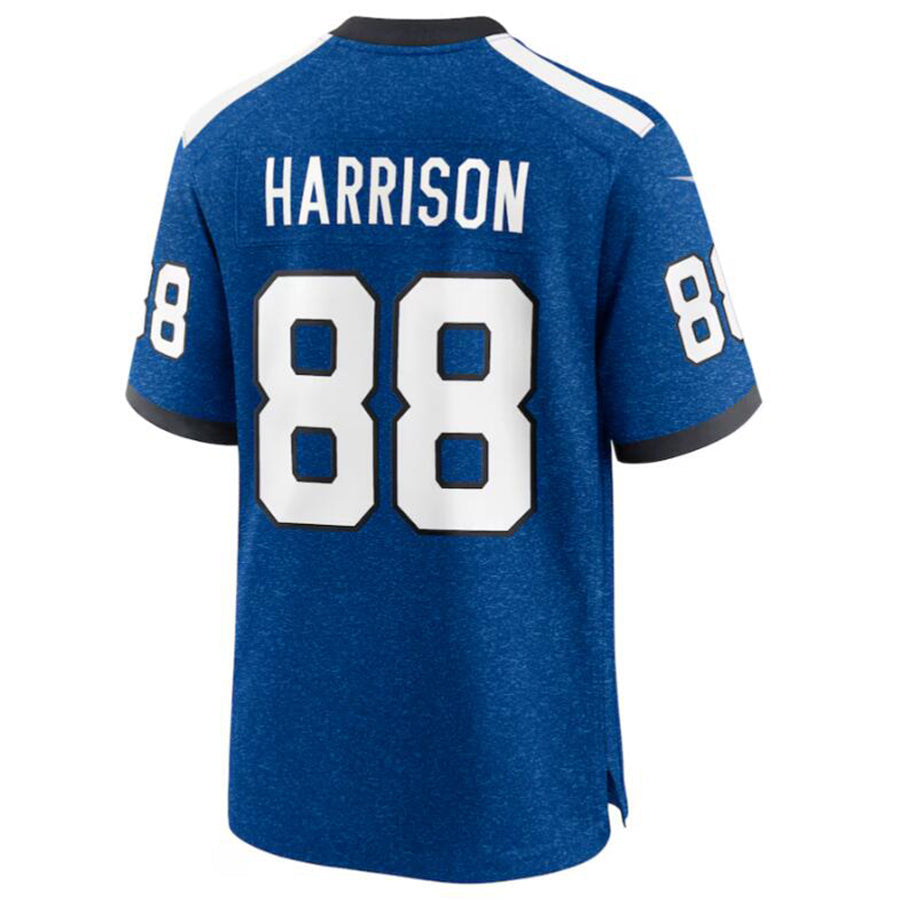 Kooe IN.Colts #88 Marvin Harrison Royal Indiana Nights Alternate Game Jersey American Stitched Football Jerseys
