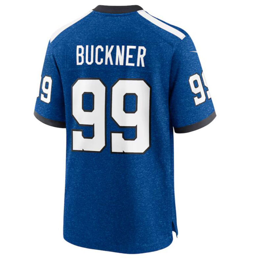 Kooe IN.Colts #99 DeForest Buckner Royal Indiana Nights Alternate Game Jersey American Stitched Football Jerseys
