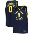 Kooe I.Pacers #0 Tyrese Haliburton  Navy Big & Tall Fast Break Jerseys - Icon Edition