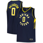 Kooe I.Pacers #0 Tyrese Haliburton  Navy Big & Tall Fast Break Jerseys - Icon Edition