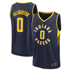 Kooe I.Pacers #0 Tyrese Haliburton  Navy Fast Break Replica Jerseys - Icon Edition