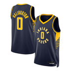 Kooe I.Pacers #0 Tyrese Haliburton Navy Swingman Jerseys - Icon Edition