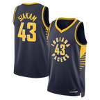 Kooe I.Pacers #43 Pascal Siakam Navy Swingman Jerseys - Icon Edition