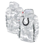 Kooe IN.Colts Arctic Camo Salute to Service Hoodies Limited Game Blank Player Stitched Jerseys