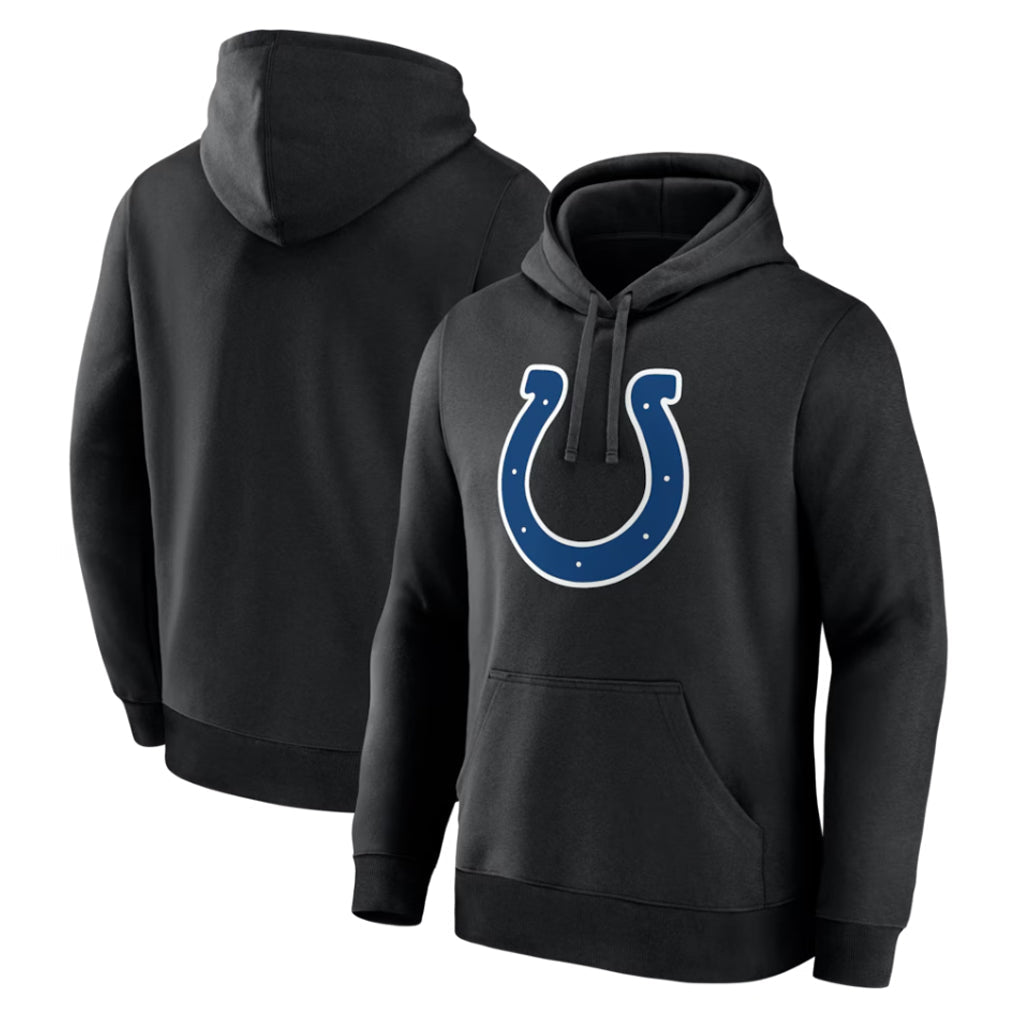 Kooe IN.Colts Black Logo Pullover Hoodie Limited Blank Player Stitched Jerseys