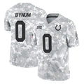 Kooe IN.Colts #0 Camryn Bynum Player Arctic Camo Salute To Service Limited Game Stitched Jerseys