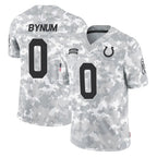 Kooe IN.Colts #0 Camryn Bynum Player Arctic Camo Salute To Service Limited Game Stitched Jerseys