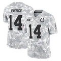 Kooe IN.Colts #14 Alec Pierce Player Arctic Camo Salute To Service Limited Game Stitched Jerseys