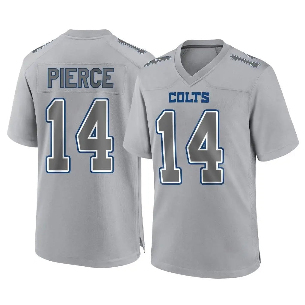 Kooe IN.Colts #14 Alec Pierce Player Gray Atmosphere Fashion Home Game Stitched Jerseys