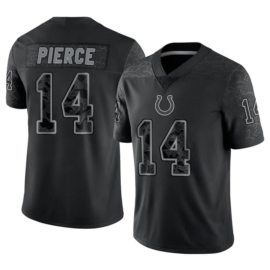 Kooe IN.Colts #14 Alec Pierce Player RFLCTV Limited Black Stitched Jerseys