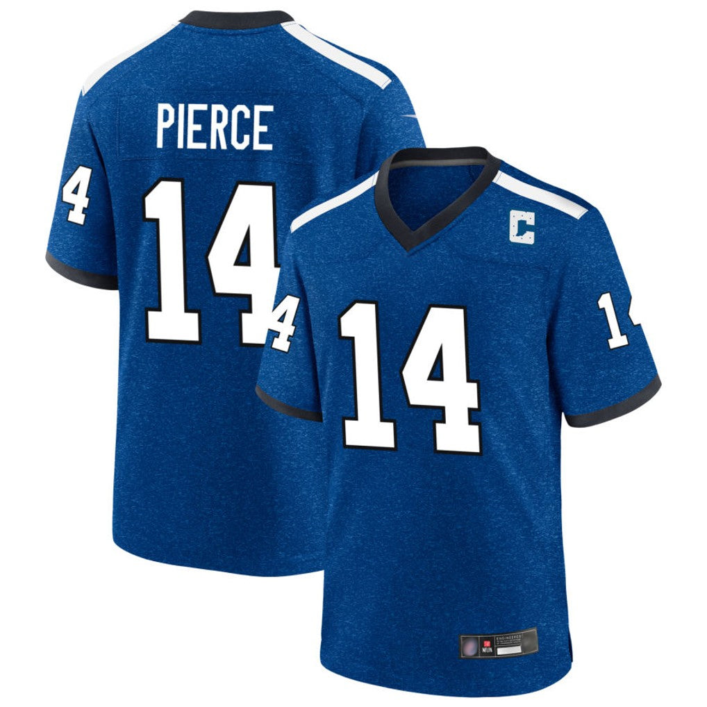 Kooe IN.Colts #14 Alec Pierce Player Royal Alternate Indiana Nights Home Game Stitched Jerseys