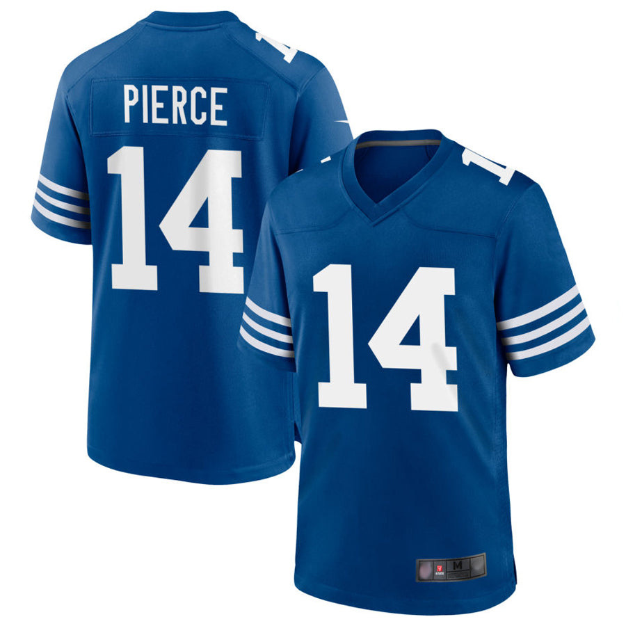 Kooe IN.Colts #14 Alec Pierce Player Royal Limited Game Stitched Jerseys