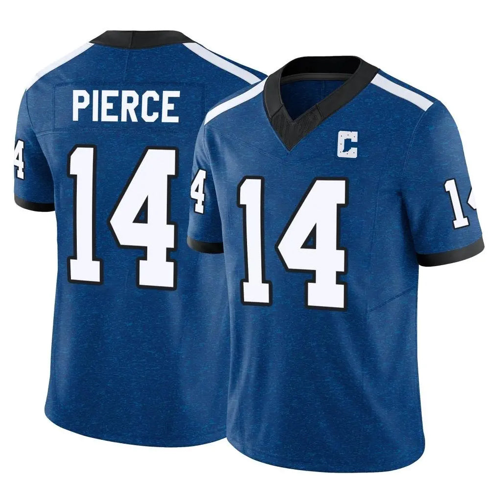 Kooe IN.Colts #14 Alec Pierce Player Royal Limited Indiana Nights Alternate Vapor F.U.S.E. Home Game Stitched Jerseys