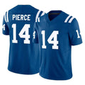 Kooe IN.Colts #14 Alec Pierce Player Royal Limited Vapor F.U.S.E. Home Game Stitched Jerseys
