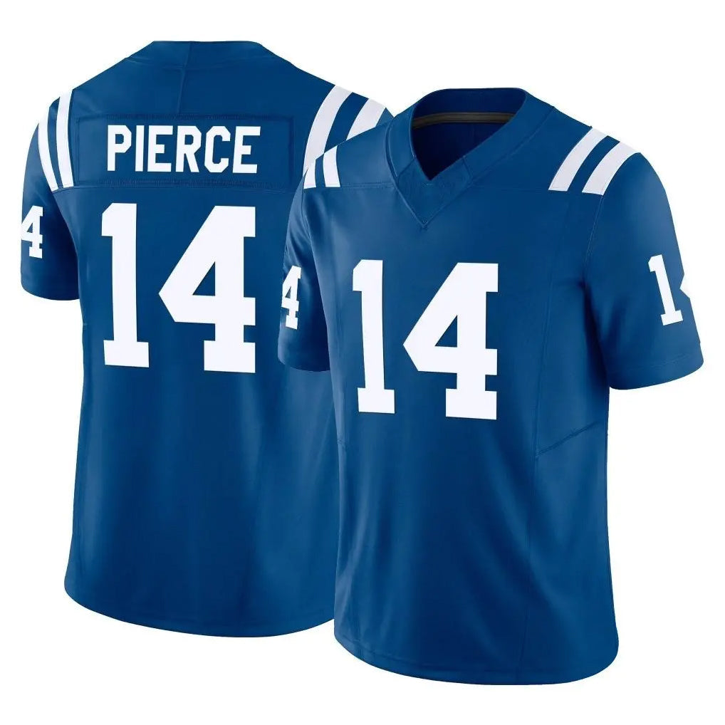 Kooe IN.Colts #14 Alec Pierce Player Royal Limited Vapor F.U.S.E. Home Game Stitched Jerseys