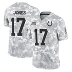 Kooe IN.Colts #17 Daniel Jones Player Arctic Camo Salute To Service Limited Game Stitched Jerseys