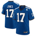 Kooe IN.Colts #17 Daniel Jones Player Royal Alternate Indiana Nights Home Game Stitched Jerseys