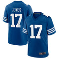 Kooe IN.Colts #17 Daniel Jones Player Royal Limited Game Stitched Jerseys