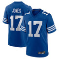 Kooe IN.Colts #17 Daniel Jones Player Royal Limited Home Game Stitched Jerseys