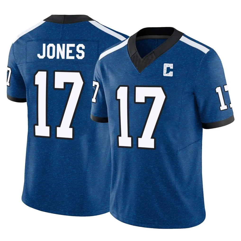 Kooe IN.Colts #17 Daniel Jones Player Royal Limited Indiana Nights Alternate Vapor F.U.S.E. Home Game Stitched Jerseys