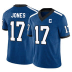 Kooe IN.Colts #17 Daniel Jones Player Royal Limited Indiana Nights Alternate Vapor F.U.S.E. Home Game Stitched Jerseys