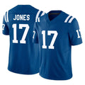 Kooe IN.Colts #17 Daniel Jones Player Royal Limited Vapor F.U.S.E. Home Game Stitched Jerseys