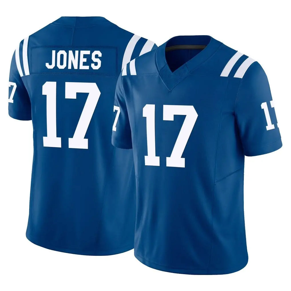 Kooe IN.Colts #17 Daniel Jones Player Royal Limited Vapor F.U.S.E. Home Game Stitched Jerseys