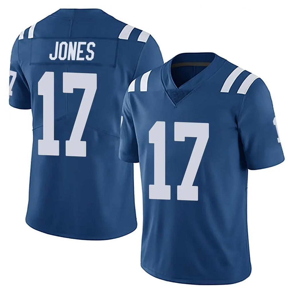 Kooe IN.Colts #17 Daniel Jones Player Royal Limited Vapor Untouchable Home Game Stitched Jerseys