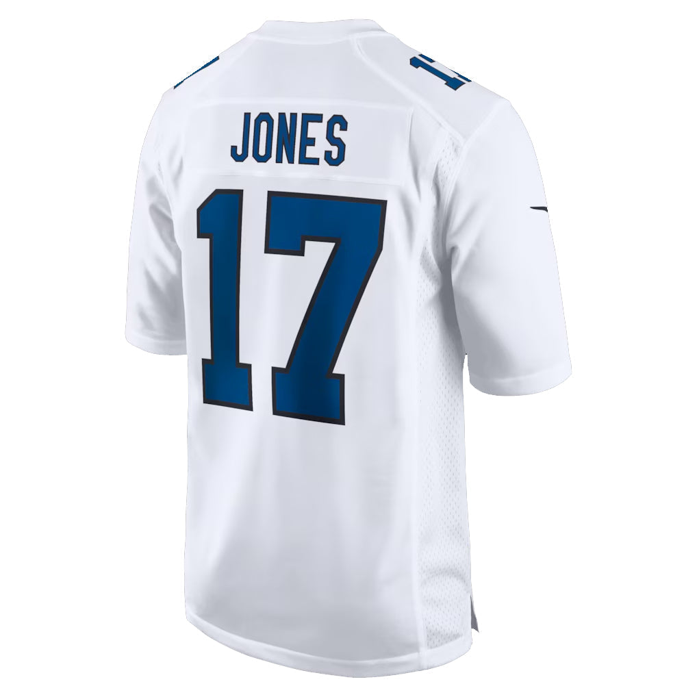 Kooe IN.Colts #17 Daniel Jones Player Tundra White Fashion Game Stitched Jerseys