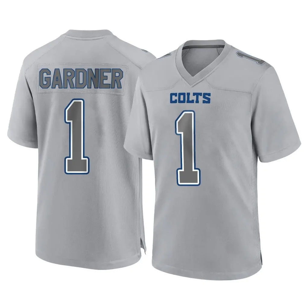 Kooe IN.Colts #1 Sauce Gardner Player Gray Atmosphere Fashion Home Game Stitched Jerseys
