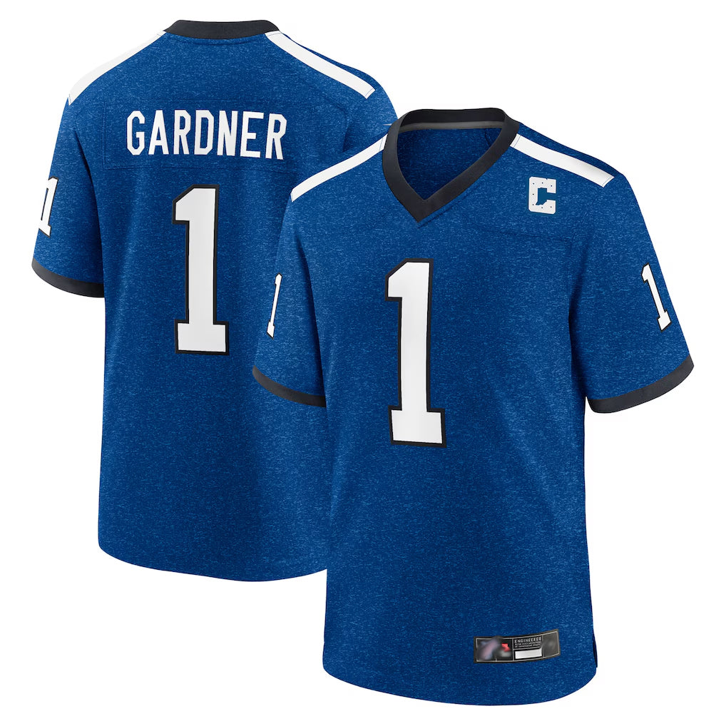 Kooe IN.Colts #1 Sauce Gardner Player Royal Alternate Indiana Nights Home Game Stitched Jerseys