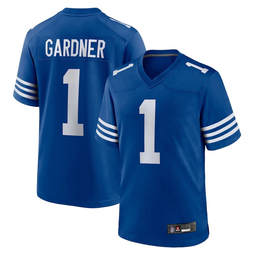 Kooe IN.Colts #1 Sauce Gardner Player Royal Limited Home Game Stitched Jerseys