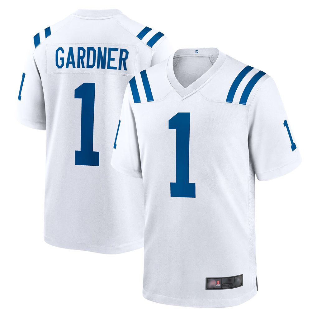 Kooe IN.Colts #1 Sauce Gardner Player White Home Game Stitched Jerseys