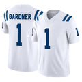 Kooe IN.Colts #1 Sauce Gardner Player White Limited Vapor F.U.S.E. Home Game Stitched Jerseys