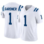 Kooe IN.Colts #1 Sauce Gardner Player White Limited Vapor F.U.S.E. Home Game Stitched Jerseys