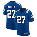 Kooe IN.Colts #27 Justin Walley Player Royal Alternate Indiana Nights Home Game Stitched Jerseys